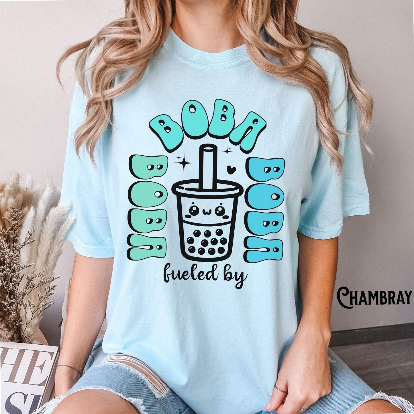 Boba Shirt Boba Tea Shirt Retro Boba Shirt Bubble Tea Fueled by Boba Cute Boba Shirt Gift for Boba Lover Graphic Tee – Aesthetic Look · Trending Graphic Apparel