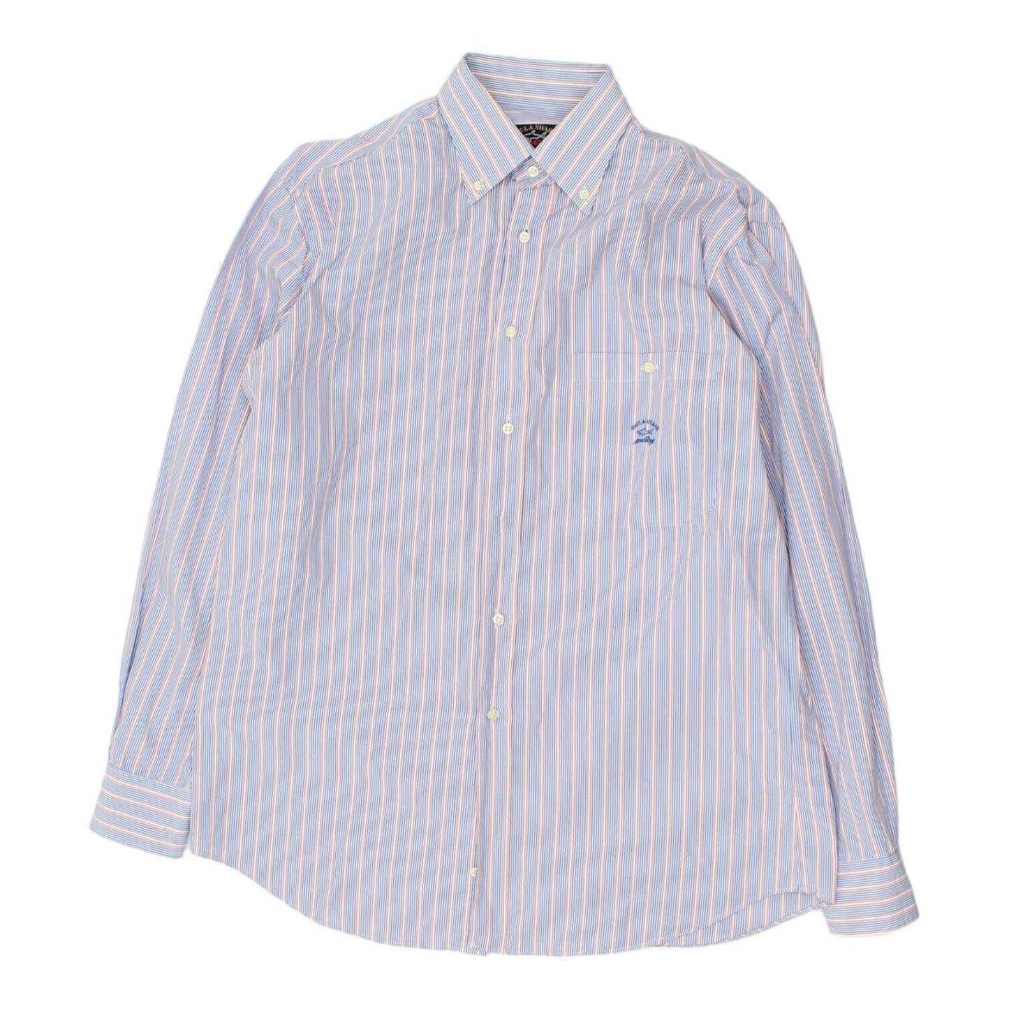 Paul Shark Mens White Striped Button Down Collar Shirt Vintage Designer VTG Graphic Tee – Warm & Stylish · Great Gift For Fans
