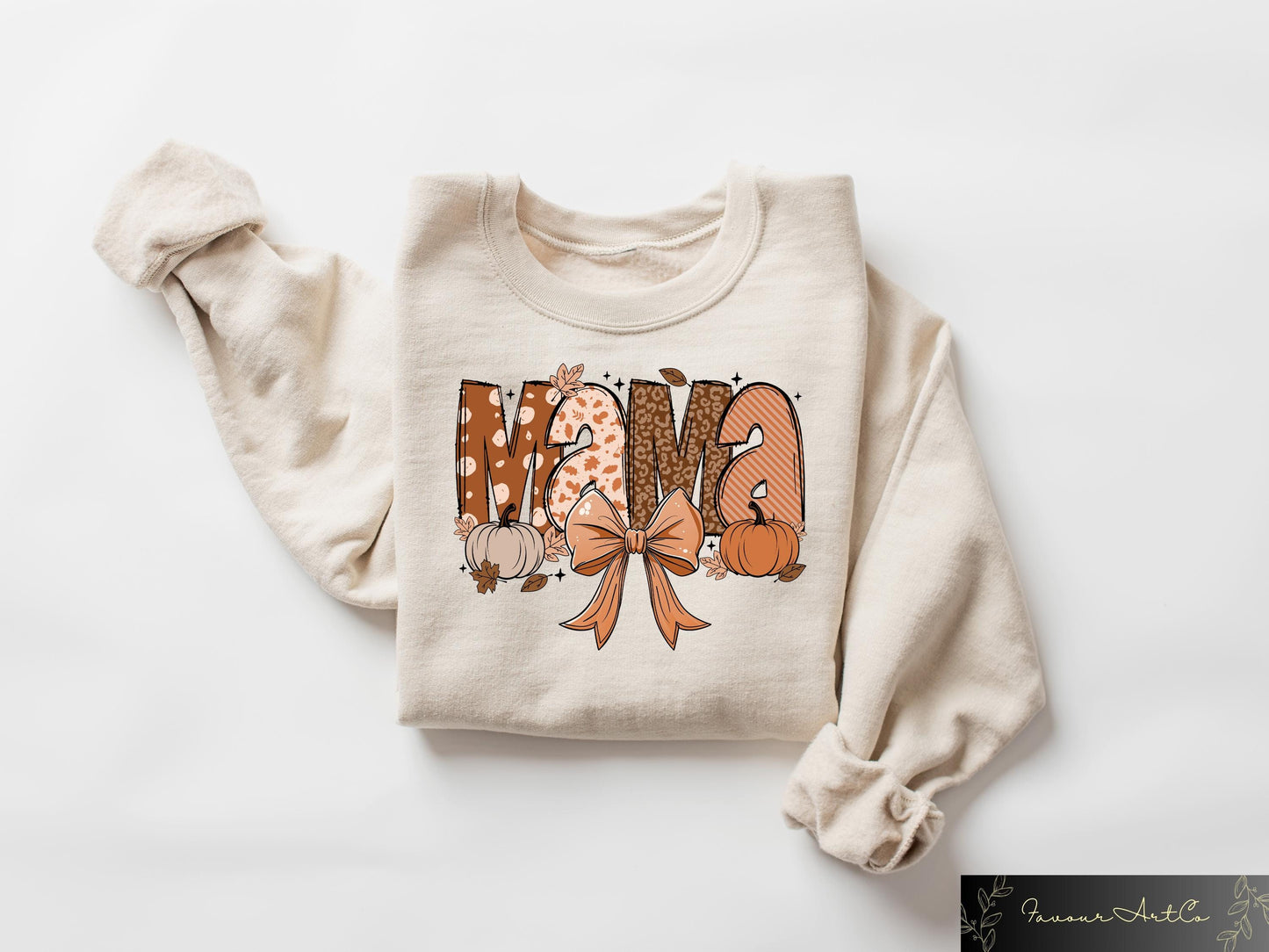 Fall Mama Sweatshirt Fall Mama Coquette Pumpkin Shirt Fall Vibes Tshirt Autumn Coquette Shirt Coquette Mama Fall T Shirt Fall Gifts Sweatshirt – Soft Feel · Perfect For Daily Wear