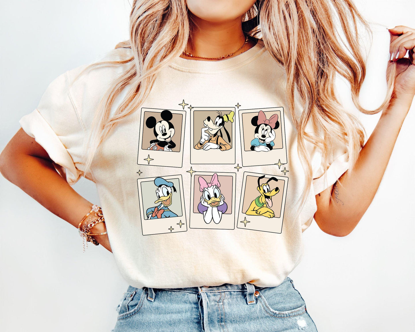 Vintage Disney Mickey Polaroid Shirt Mickey and Friends Shirt Disneyland Shirt Disneyworld Shirt Disney Family Shirts Disney Trip Shirt Graphic Tee – Cozy Vibes · Great Gift For Fans