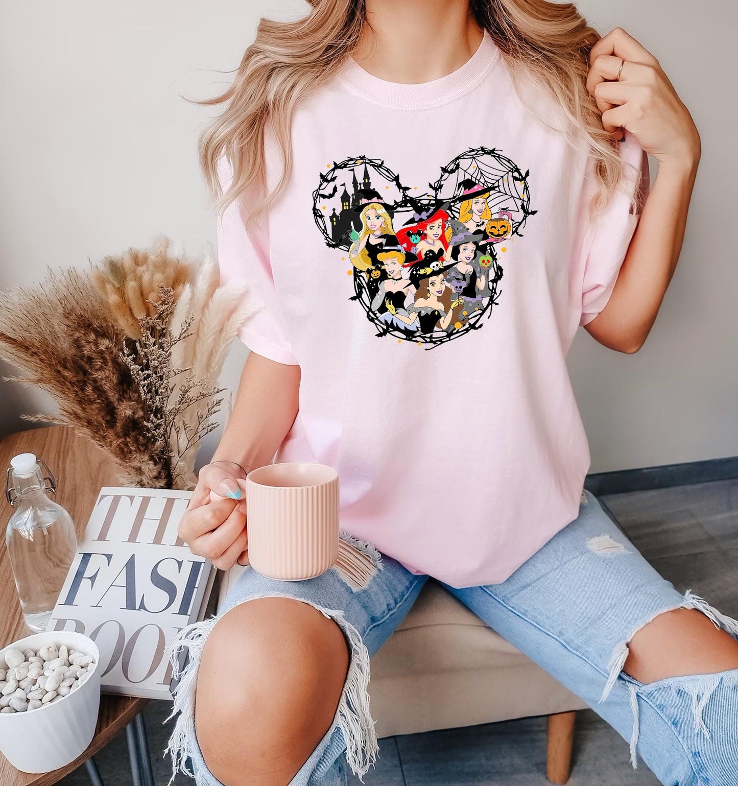 Disney Halloween Princess Shirt Princess characters Halloween Witchy Shirt Disney Princess Gift Halloween Princess Shirt Graphic Tee – Aesthetic Look · Trending Graphic Apparel