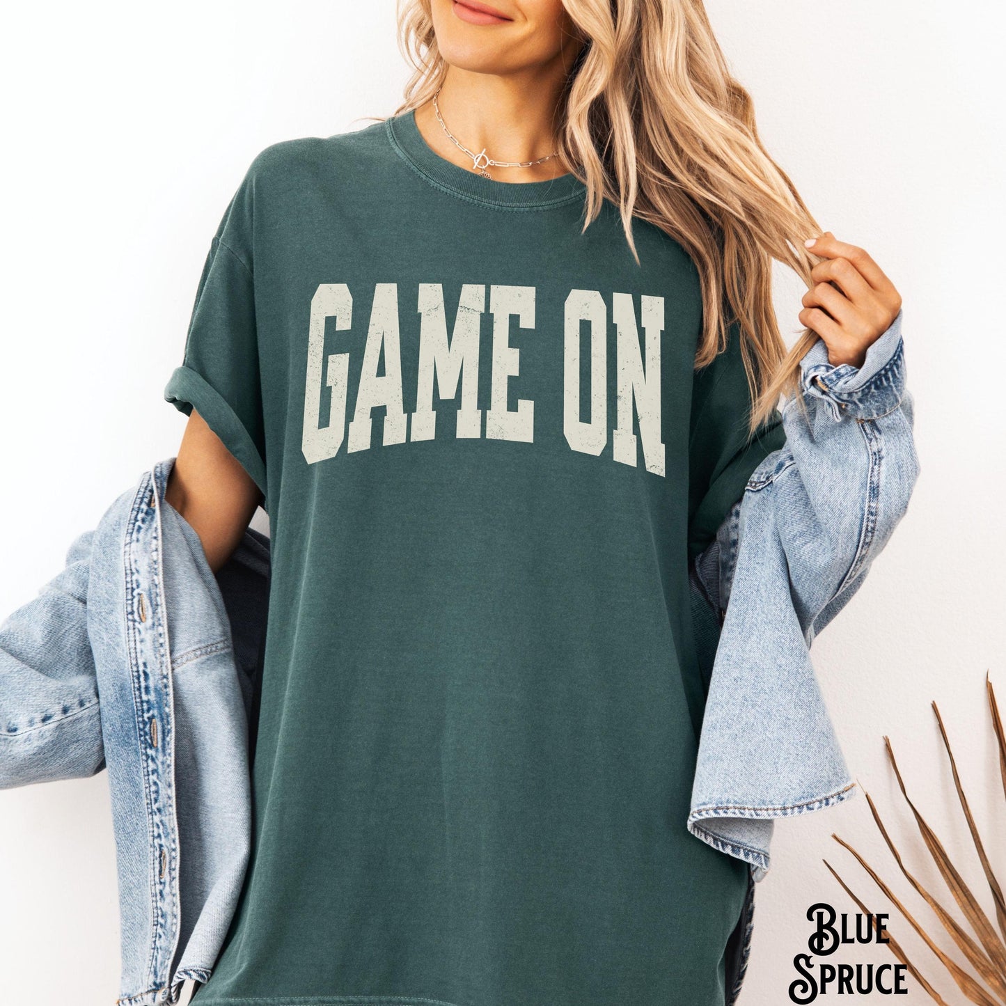 Game On Football Watching Shirt Trendy Tee Sports Watching Shirt Varsity University Halftime Show Football Season Graphic Tee – Premium Graphic · Must-Have Style