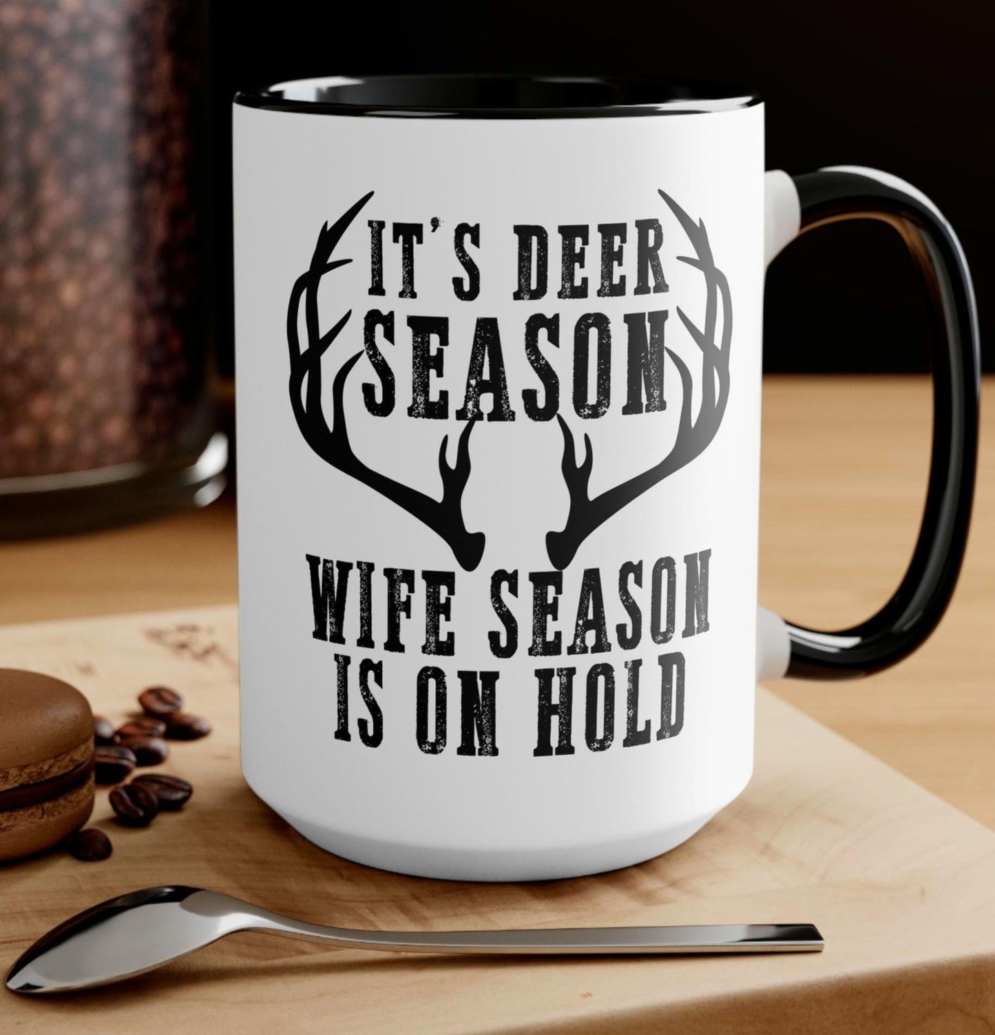 Funny Husband Hunting Mug Deer Season Hunting Accent Mug Deer Hunting Mug Gift for Hunter Hunting Lover Cabin Decor Funny Hunter Gift Graphic Tee – Everyday Comfort · Must-Have Style