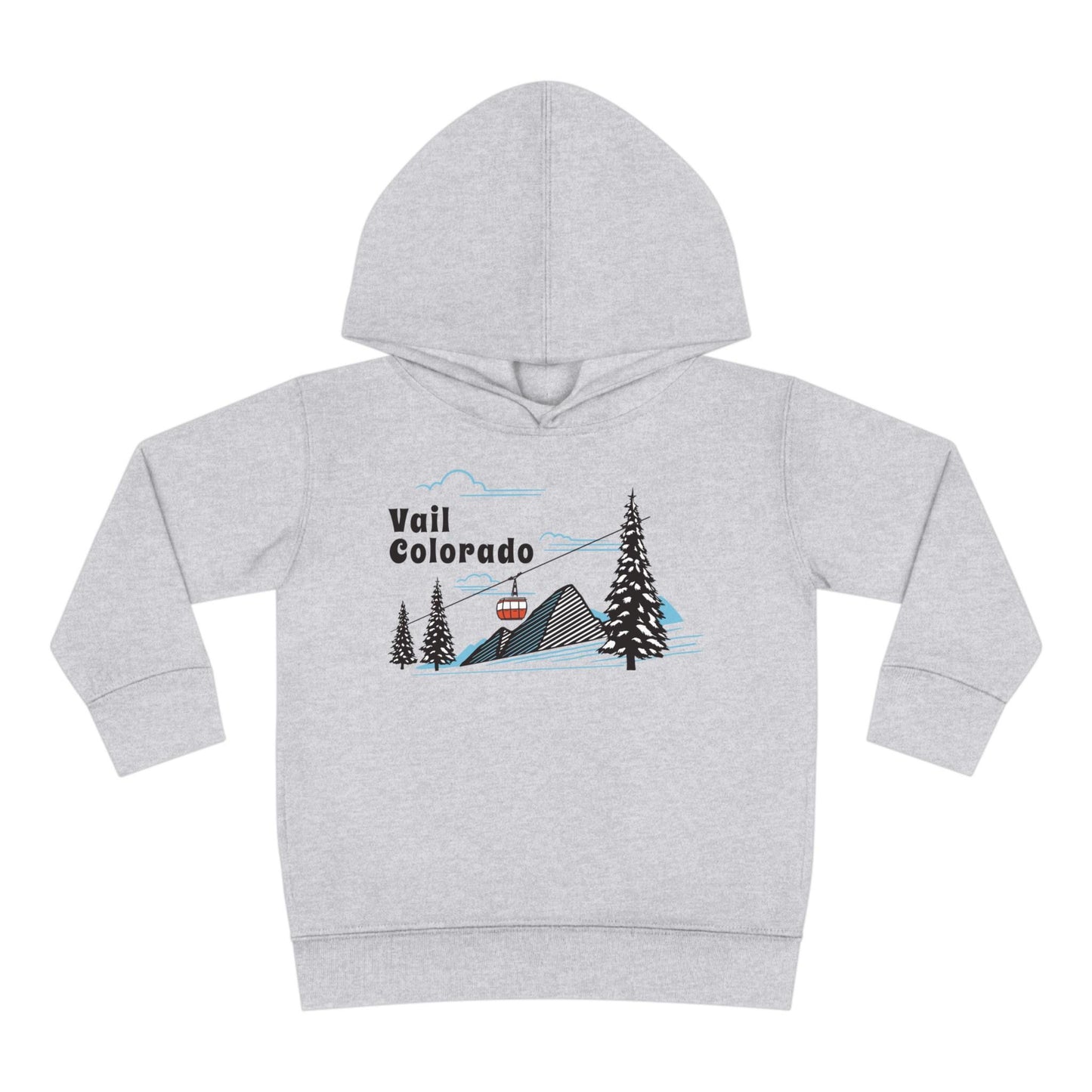 Vail Colorado Toddler Hoodie Unisex Mountain Vail Gondola Fleece Pullover Sweatshirt Kids Hooded Jumper Colorado Souvenir Hoodie – Premium Graphic · Must-Have Style