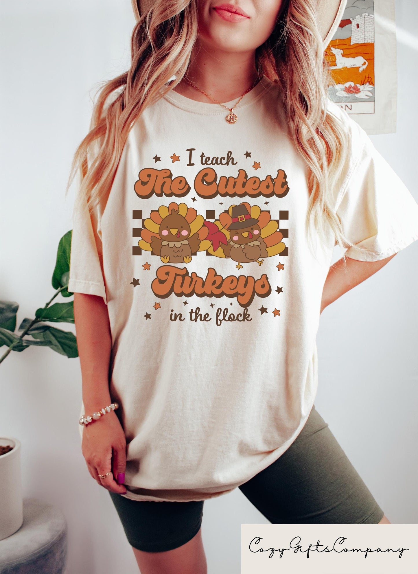 I Teach The Cutest Turkeys Shirt Teacher Thanksgiving Tshirt Thankful Teacher Shirt Thanksgiving Gift For Teacher Teacher Autumn Sweater Graphic Tee – Feel-Good Design · Trending Graphic Apparel