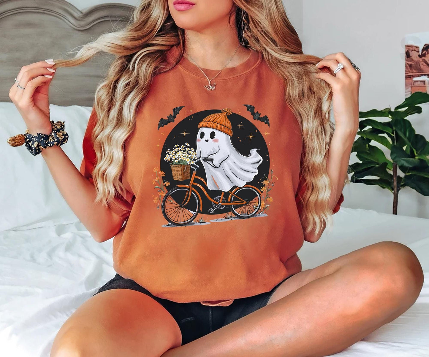 Cute Halloween Ghost Shirt Halloween Women39s Shirt Fall Shirt Halloween Party Shirt Spooky Season Shirt Fall sweatshirt Sweatshirt – Soft Feel · Must-Have Style