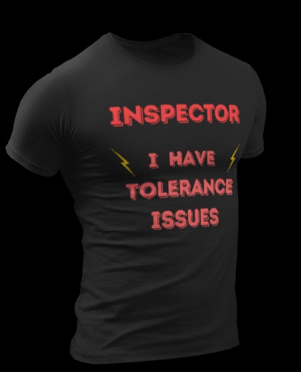 Funny Inspector Shirt Unisex Tolerance Issue Top Humorous Inspection T Shirt Investigation Apparel Quality Control Inspired Tee Graphic Tee – Premium Graphic · Top Pick For Any Outfit