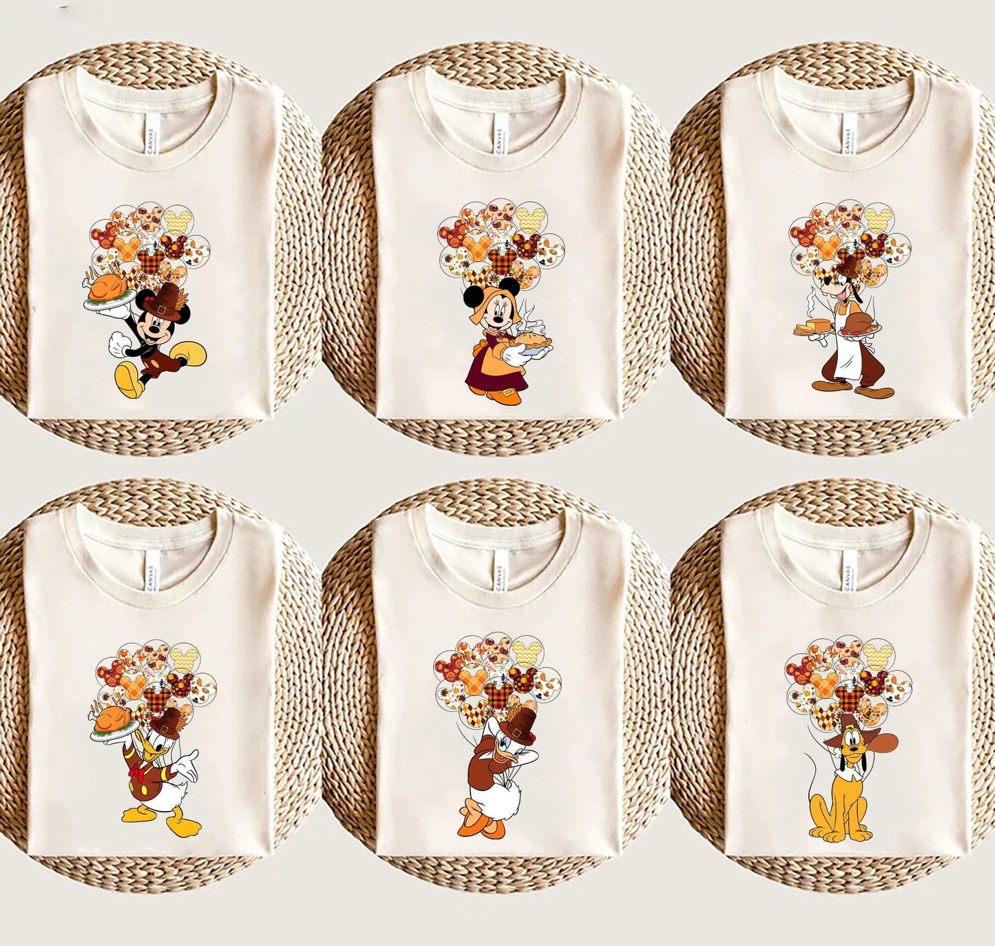 Disney Mickey Minnie Thanksgiving Shirts Shirt Thanksgiving Fall Trip Family Thanksgiving Matching Gift for Disney Lover Tee Graphic Tee – Soft Feel · Perfect For Daily Wear