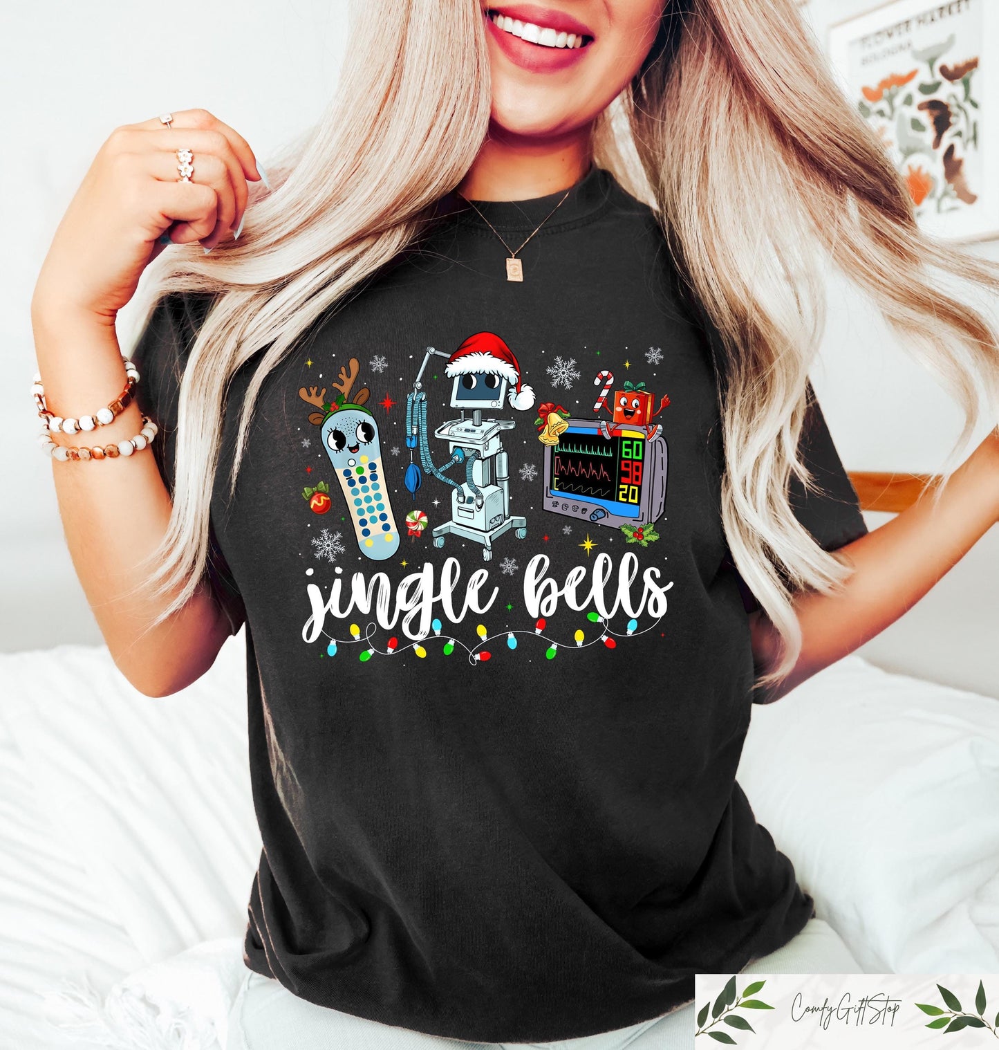 Christmas Nurse Shirt Jingle Bells Nurse Sweatshirt Funny Christmas Nurse Shirts ER Nurse Sweater Christmas Nurse Gifts Nurse Hoodie Hoodie – Cozy Vibes · Must-Have Style