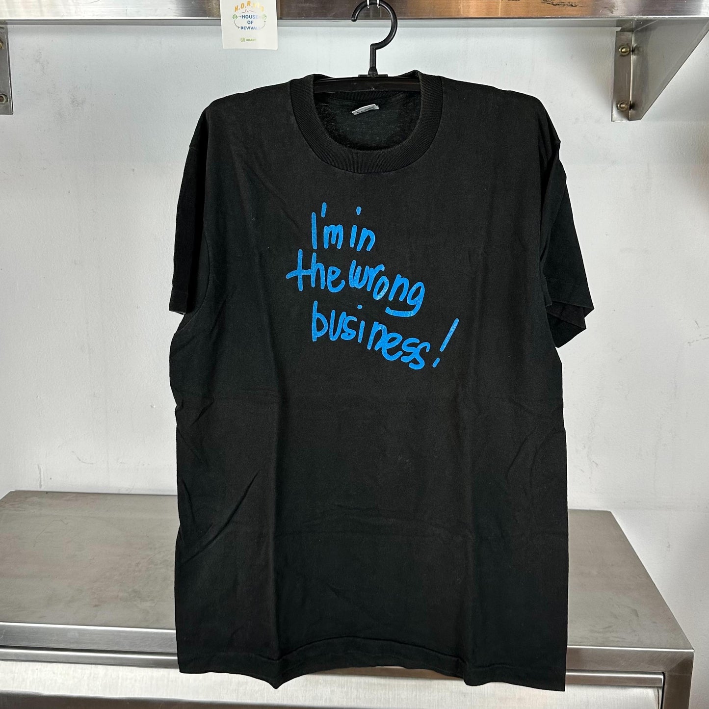 Vintage 1987 AC Reed Im in the Wrong Business Blues Music single stitch XL Black T shirt Blues Music Vintage Music Album Promo Graphic Tee – Feel-Good Design · Must-Have Style