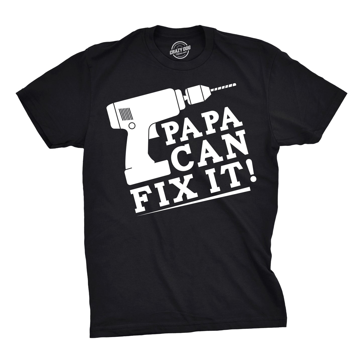 Papa DIY Shirt Papa Can Fix it Shirt Shirt for Dad Woodworker Shirt Mens Funny Shirt Funny Shirts for Men Fathers Day Gift Graphic Tee – Warm & Stylish · Top Pick For Any Outfit