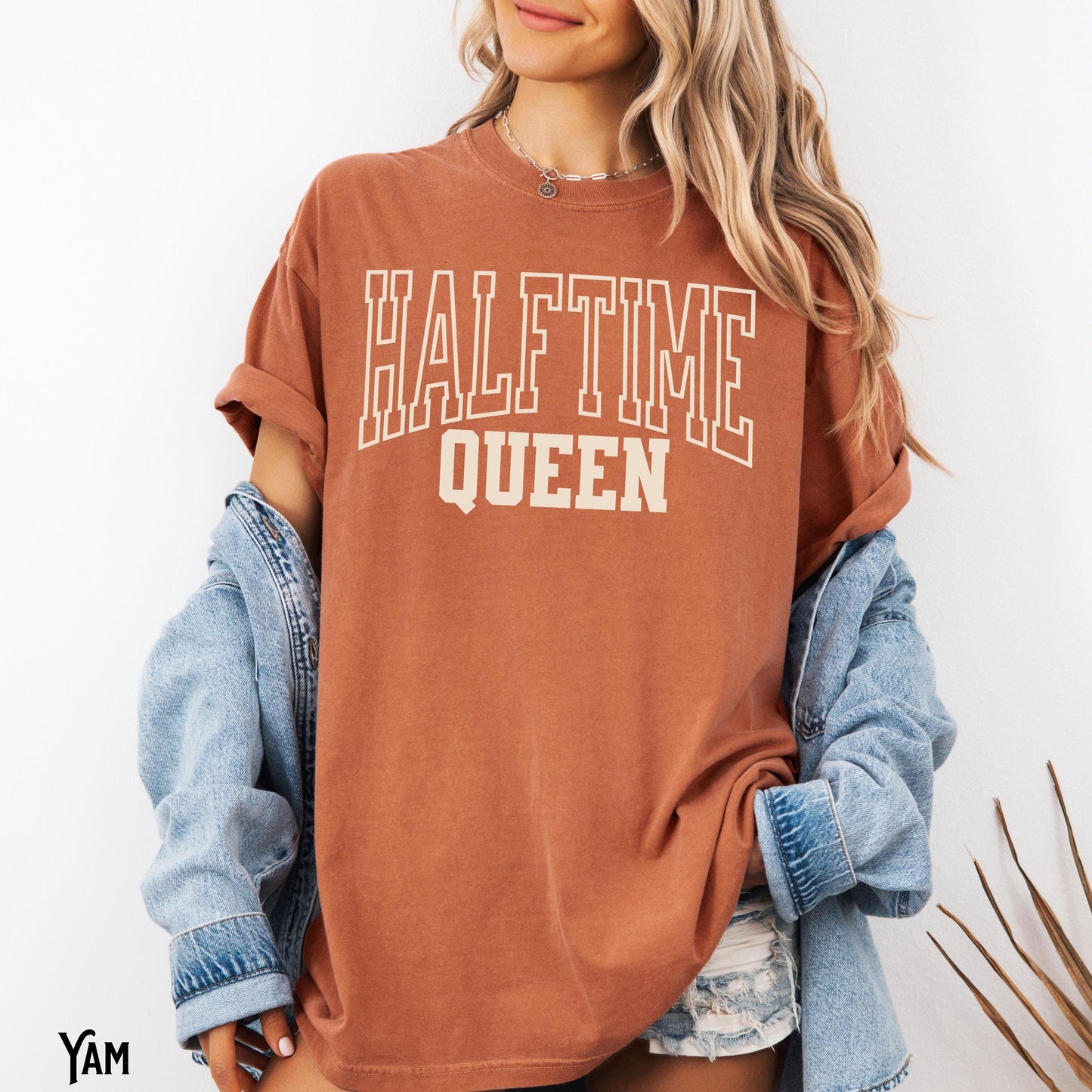 Halftime Queen Shirt Varsity University Game Day Tee Halftime Show Shirt Football Season I39m Just Here for the Snacks Graphic Tee – Fan Favorite · Must-Have Style