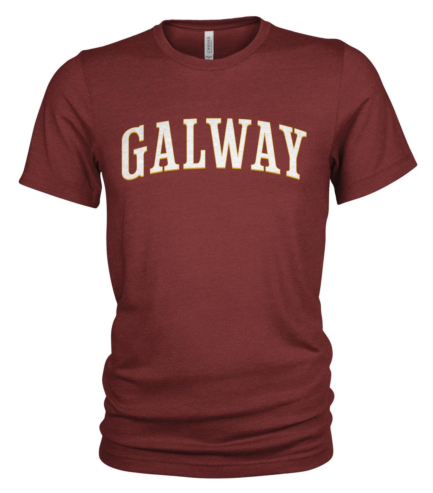 Galway Unisex Adult College Style T Shirt Graphic Tee – Everyday Comfort · Great Gift For Fans