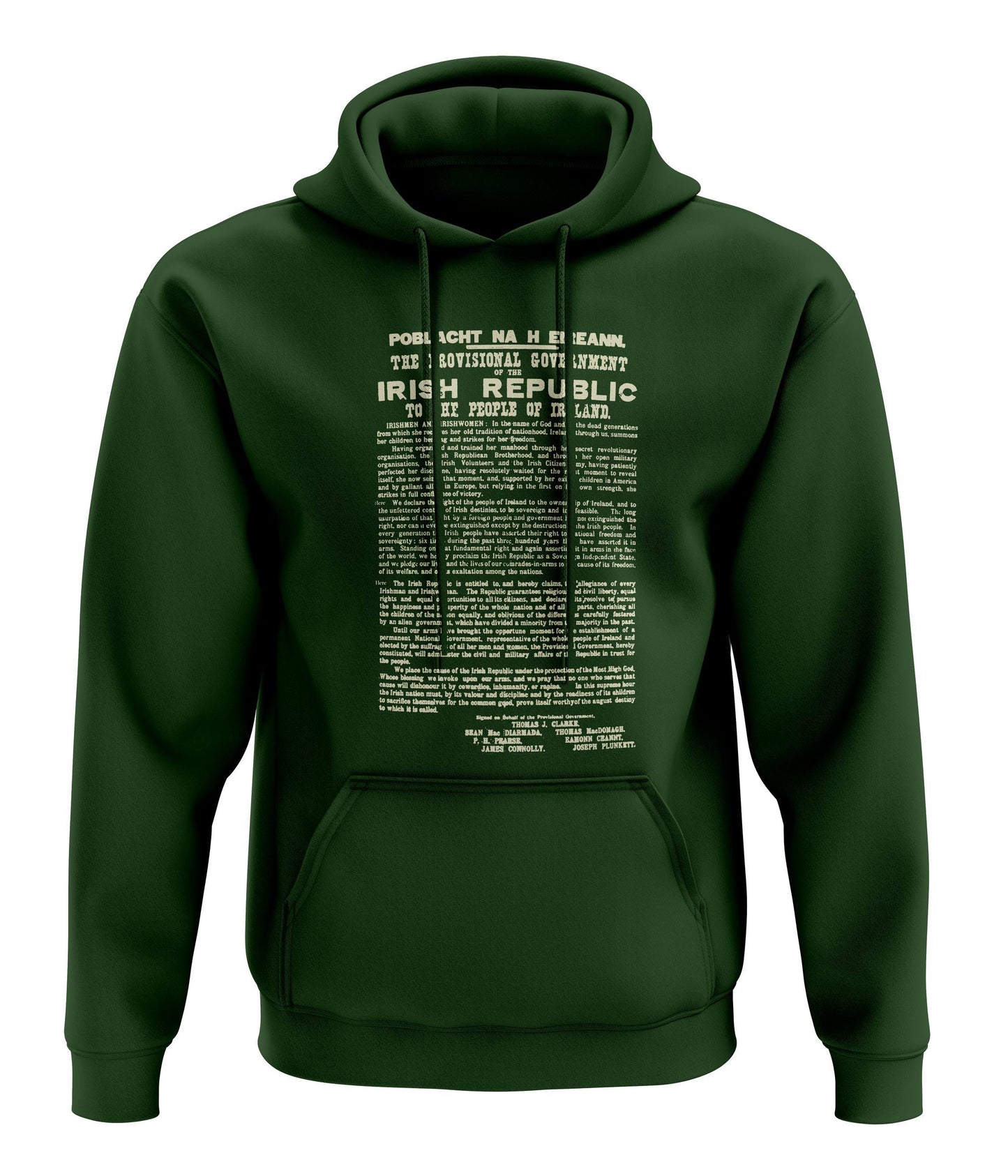 1916 Easter Rising Irish Proclamation Heritage Unisex Hoodie Hoodie – Everyday Comfort · Trending Graphic Apparel