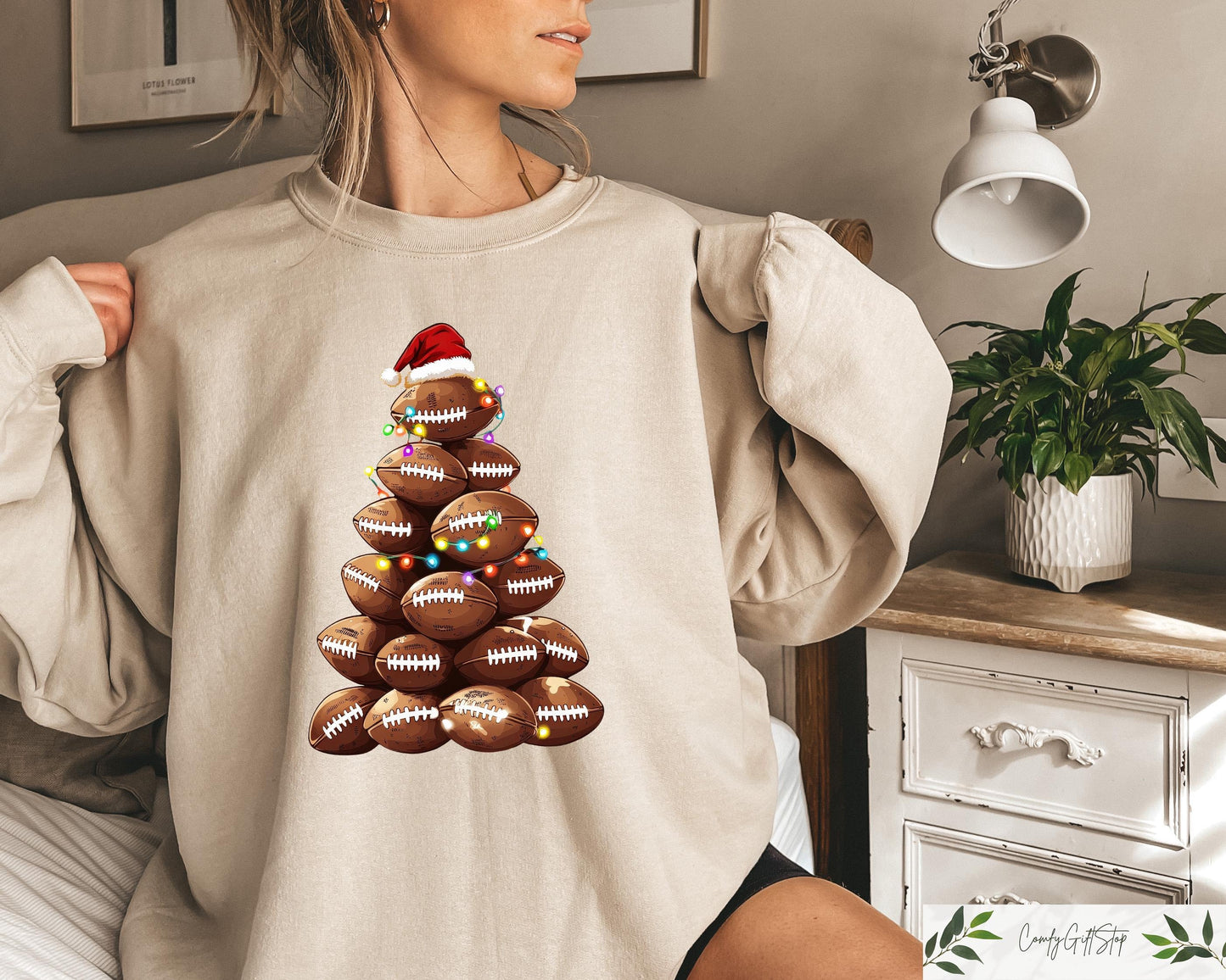 Christmas Football Sweatshirt Football Mom Xmas Sweater Mom Christmas Football Hoodie Football Mom Christmas Gifts Sports Theme Xmas Tee Hoodie – Premium Graphic · High-Quality Print