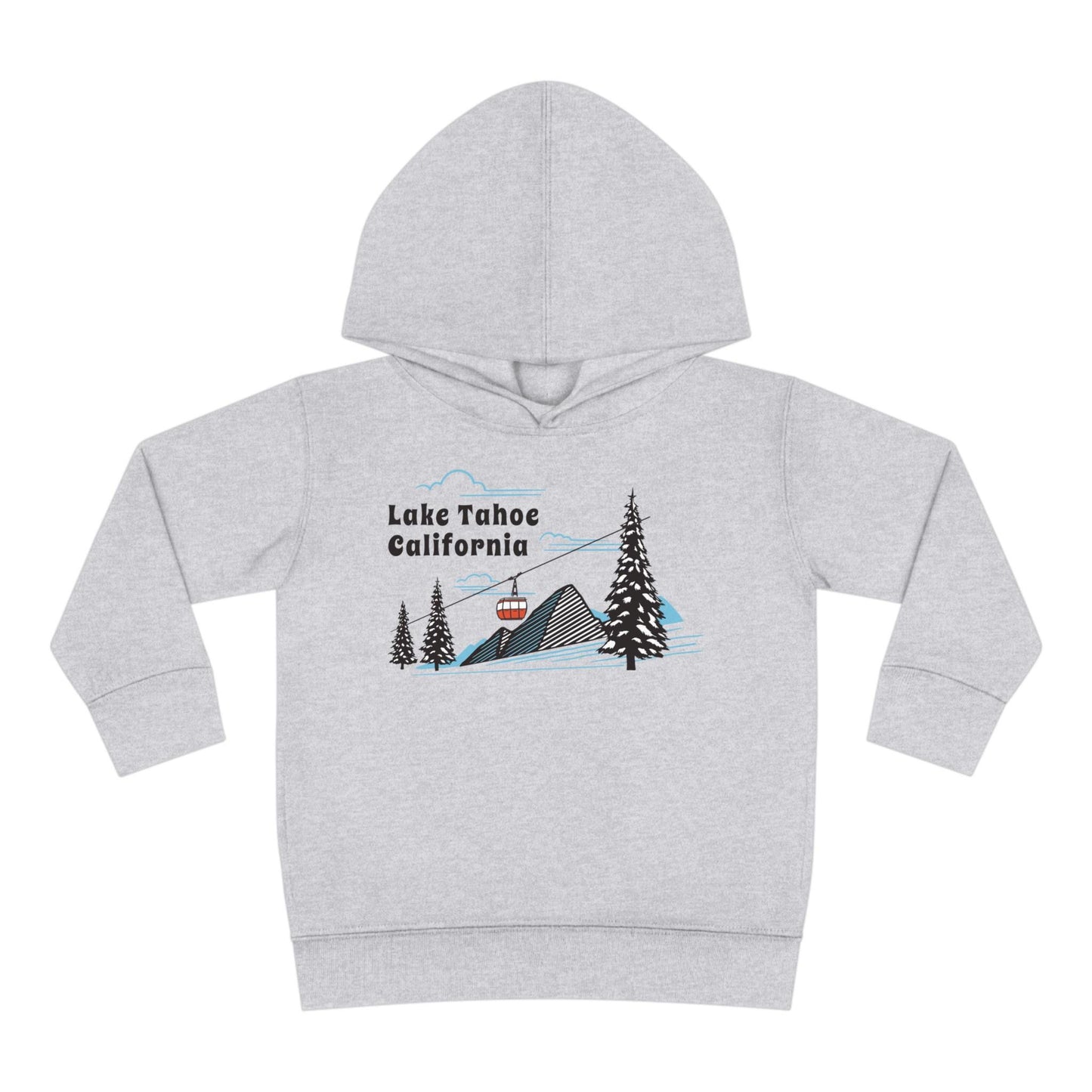 Lake Tahoe California Toddler Hoodie Unisex Mountain Gondola Fleece Pullover Sweatshirt Kids Hooded Jumper California Souvenir Hoodie – Everyday Comfort · High-Quality Print