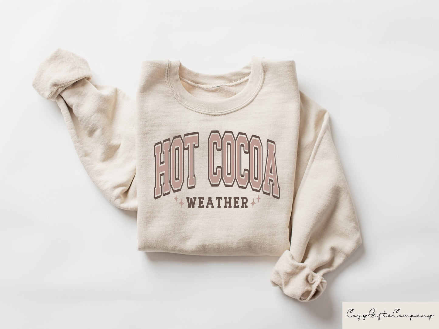 Cute Holiday Season Tshirt Hot Cocoa Sweatshirt Christmas Crewneck Cozy Winter Sweater Family Christmas Shirt Xmas Holiday Gifts Sweatshirt – Fan Favorite · High-Quality Print