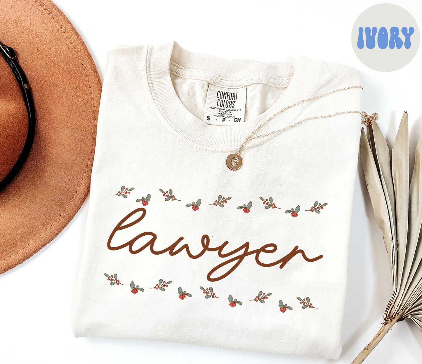 Lawyer Christmas Shirt Lawyer Shirt Gifts Holly Shirt Comfort Colors Tshirt Crewneck Tee Women Graphic Tee – Easygoing Wear · Great Gift For Fans