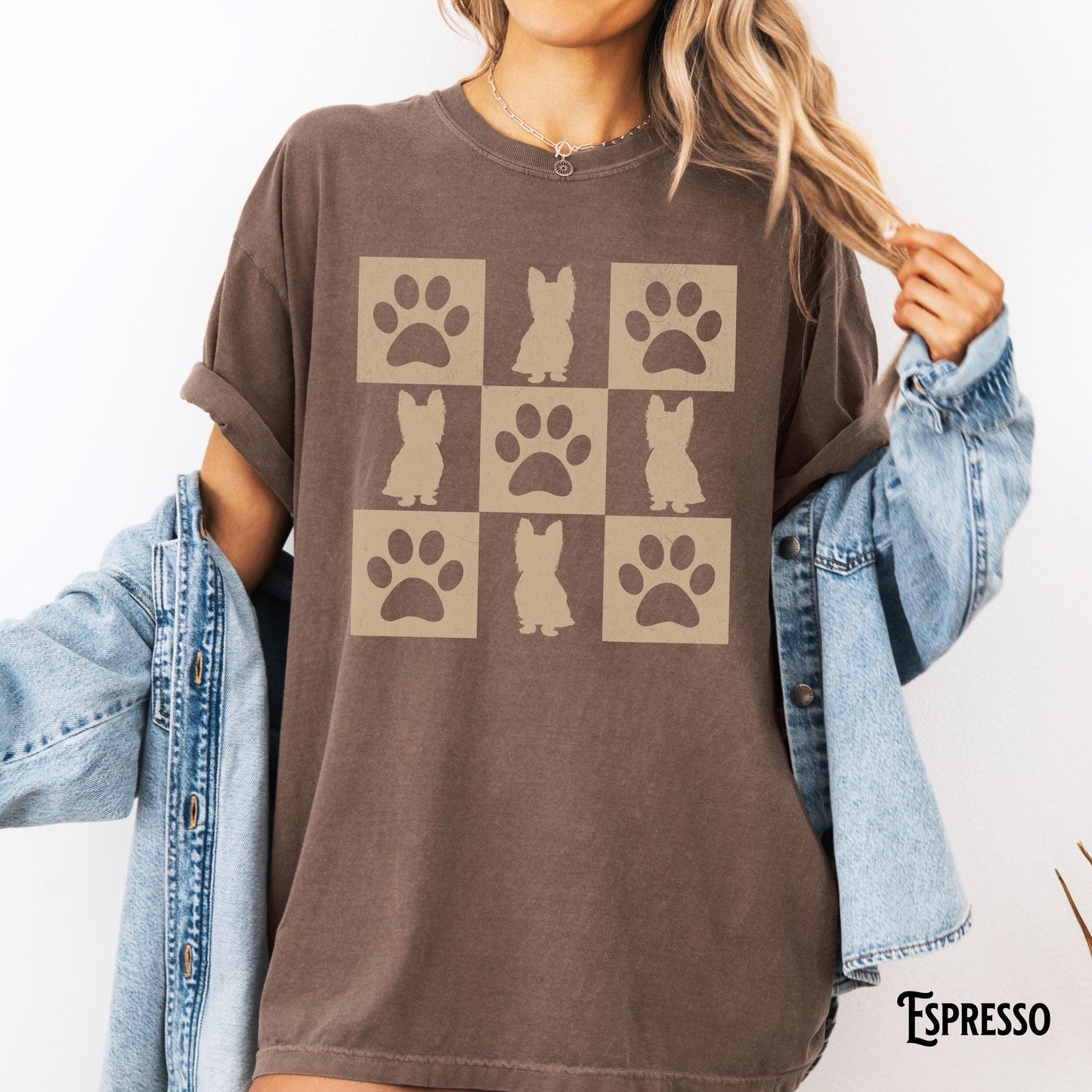 Yorkie Checkerboard Yorkie Mom Dad Owner Checkered Yorkshire Terrier Lover Trendy Dog Gift Graphic Tee – Everyday Comfort · Trending Graphic Apparel