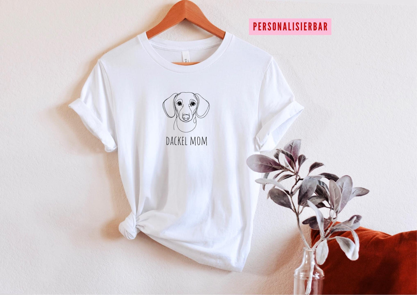 Personalisierbares Dackel Shirt Hundebesitzer Geschenk Custom Dog Shirt Dog Lover Shirt Dackel Geschenk Dackel Tshirt Graphic Tee – Aesthetic Look · Great Gift For Fans