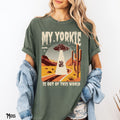 Yorkie Shirt Yorkshire Terrier Tee My Yorkie is Out of This World UFO Dog Spaceship Funny Yorkie Mom Yorkie Dad Gift Graphic Tee – Premium Graphic · Must-Have Style