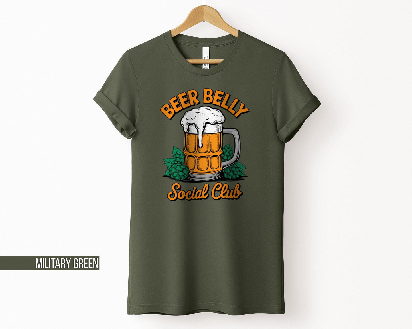 Beer Belly Social Club T Shirt Funny Beer Lover Shirt Hoppy Beer Mug Tee Party Shirt Gift Beer Drinking Club Tee Strong Beer Lover Graphic Tee – Feel-Good Design · Great Gift For Fans