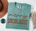 Sociologist Sociology Christmas Shirt Christmas Gifts Comfort Colors Funny Tshirt Crewneck Tee Women Graphic Tee – Easygoing Wear · Great Gift For Fans