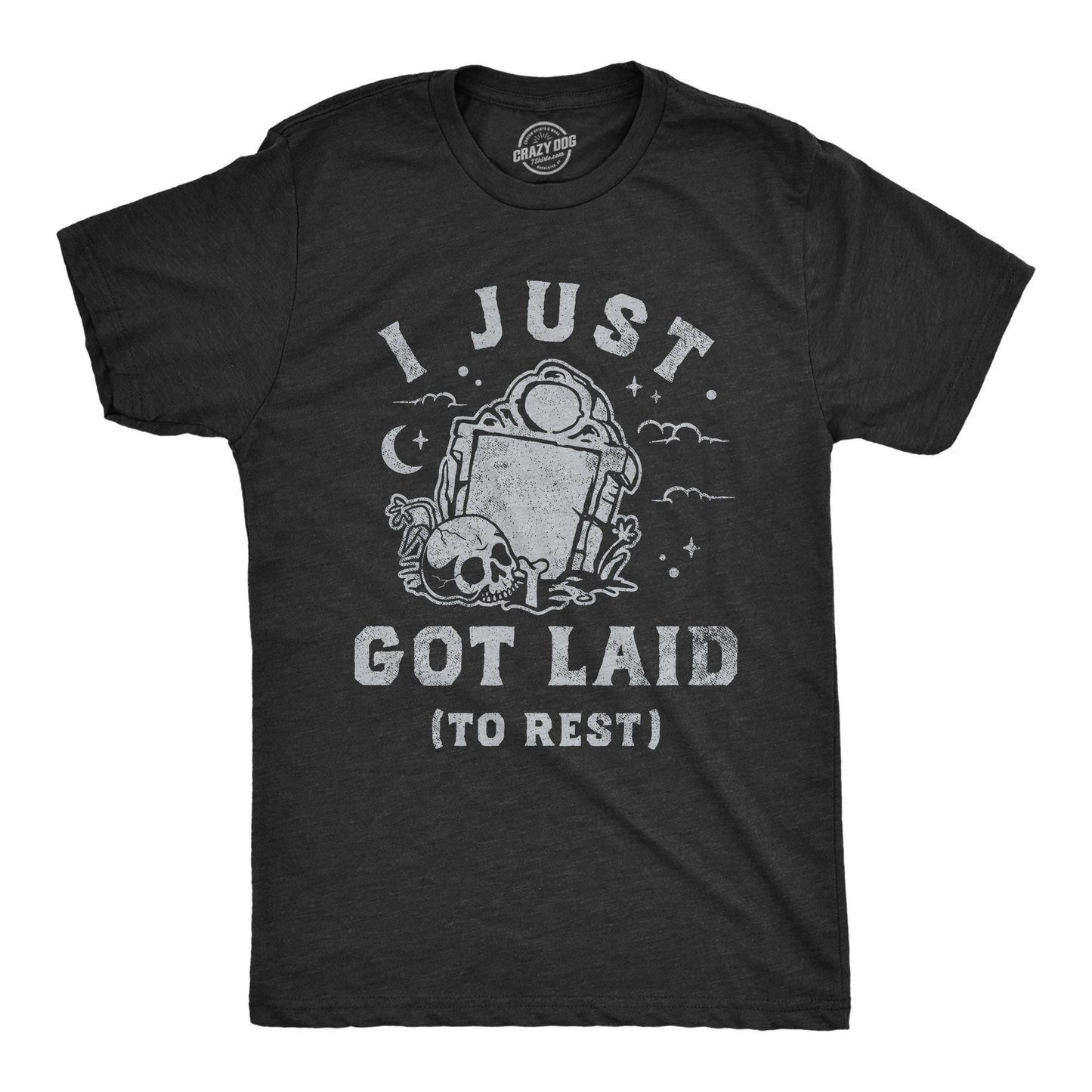 Graveyard Shirt Halloween Shirt Black Spooky Shirt Funny Halloween Shirt Inappropriate Shirt Ghost Costume I Just Got Laid To Rest Graphic Tee – Warm & Stylish · Top Pick For Any Outfit