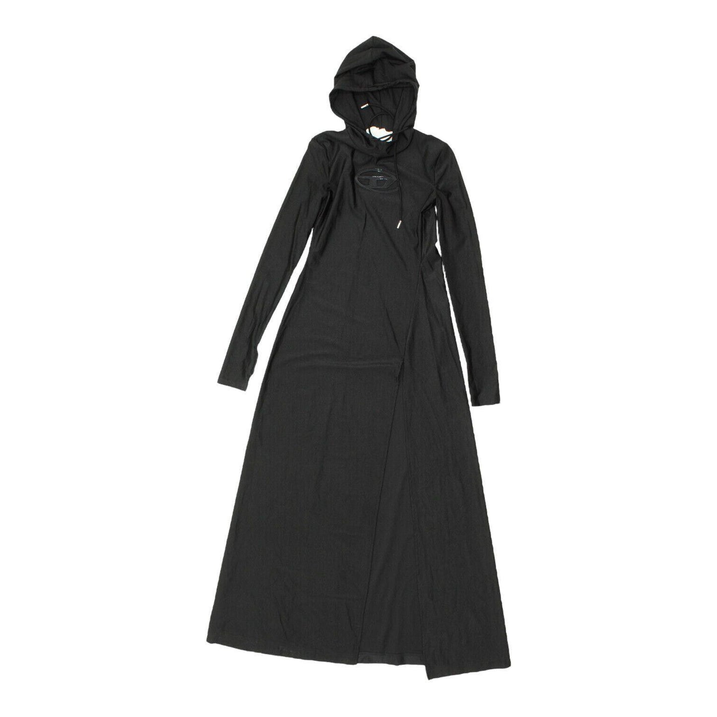 Diesel Womens Long Black Stretchy Hooded Dress Designer Long Sleeve Hoodie VTG Hoodie – Premium Graphic · Great Gift For Fans