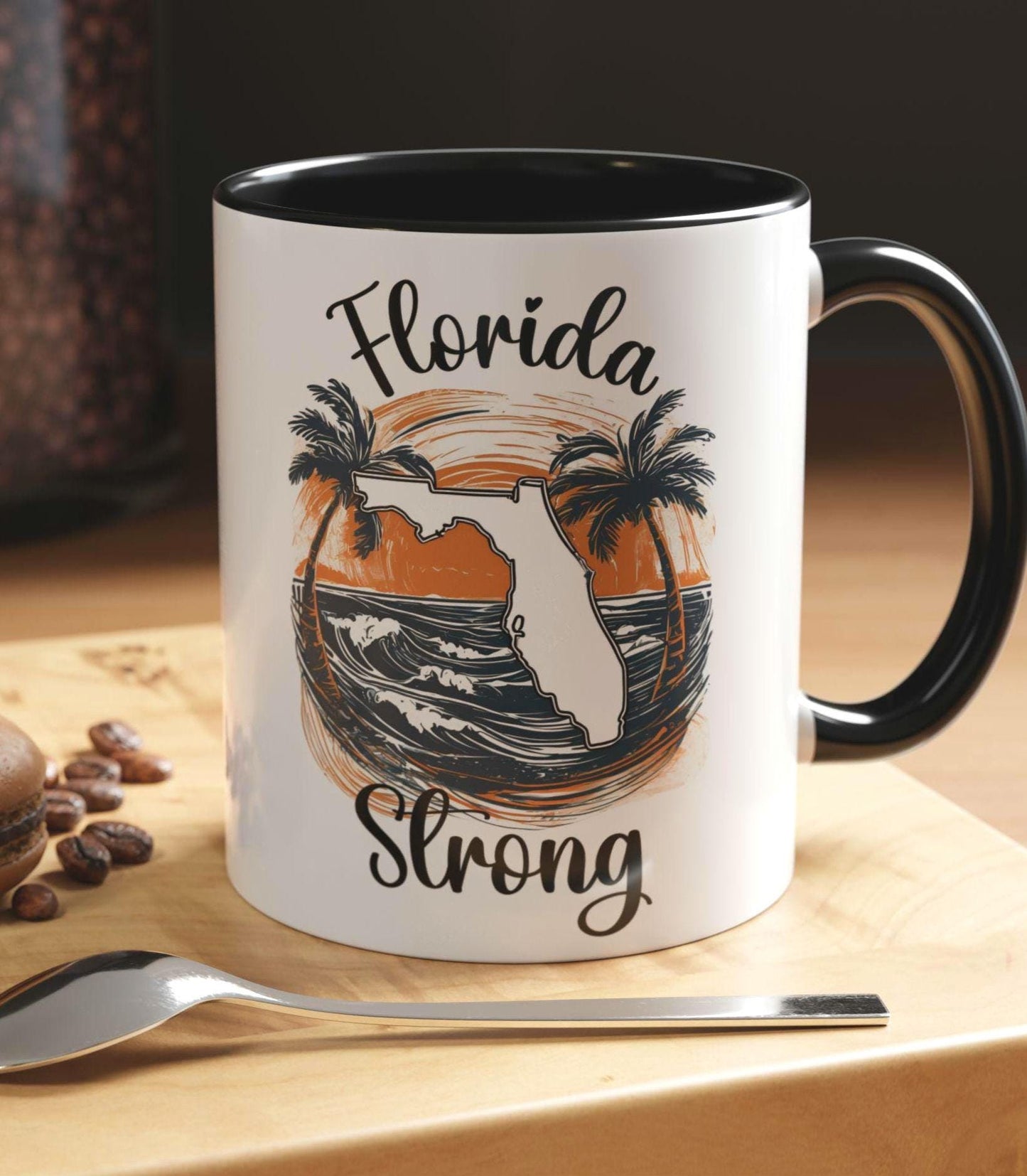 Florida Strong Coffee Mug Inspirational Mug 11oz Mug 15oz Mug Florida Gift Florida Souvenir Graphic Tee – Easygoing Wear · High-Quality Print