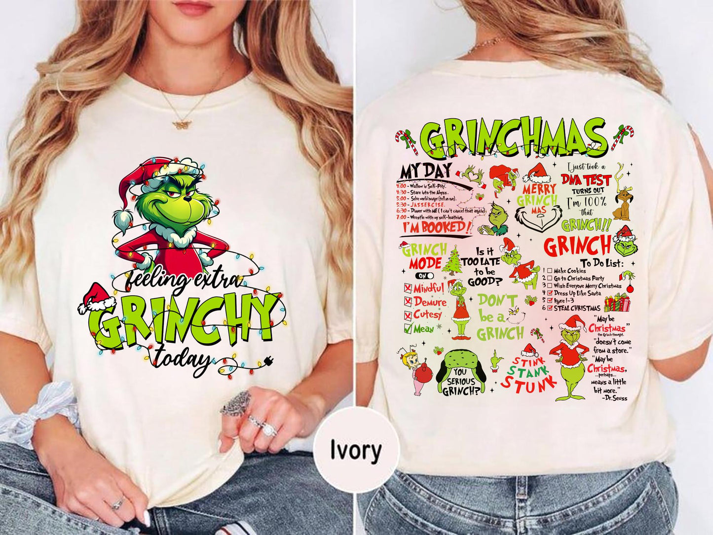 Grinch Christmas Shirt Feeling Extra Grinchy Today Christmas Tee Gift for Grinch Lovers Grinch Christmas T shirt Grinch Christmas Sweatshirt Sweatshirt – Cozy Vibes · Must-Have Style