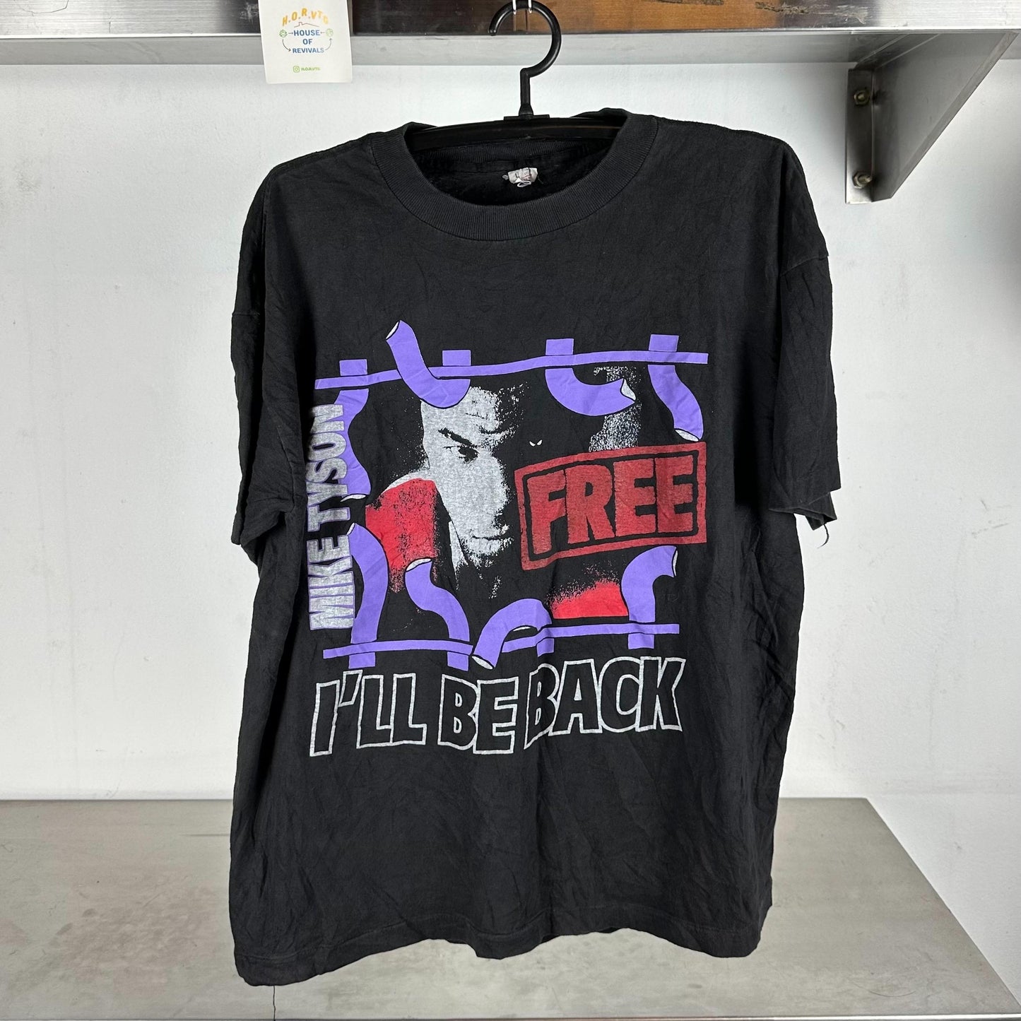 Vintage 90s Free Mike Tyson Ill Be Back Boxing single stitch T shirt Vintage Mike Tyson Boxing Tshirts Boxing Tees Mike Tyson Tshirts Graphic Tee – Feel-Good Design · Top Pick For Any Outfit