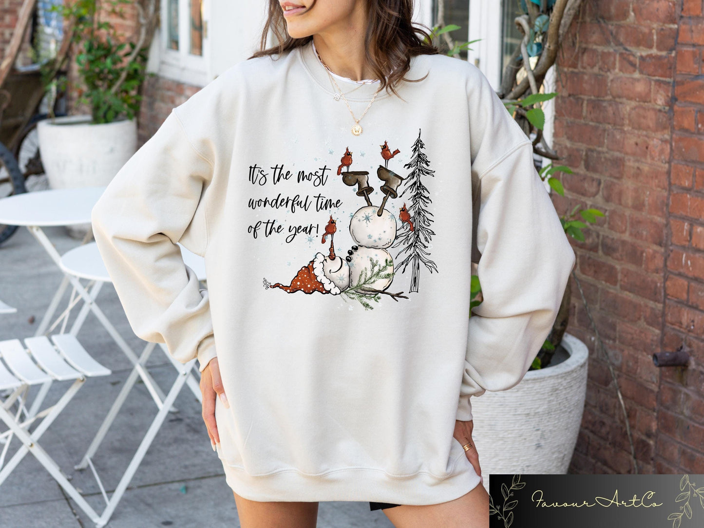 Snowman Shirt Christmas Sweatshirt It39s The Most Wonderful Time Of The Year Christmas Shirt Christmas Shirt for Women Christmas Gifts Sweatshirt – Easygoing Wear · Perfect For Daily Wear