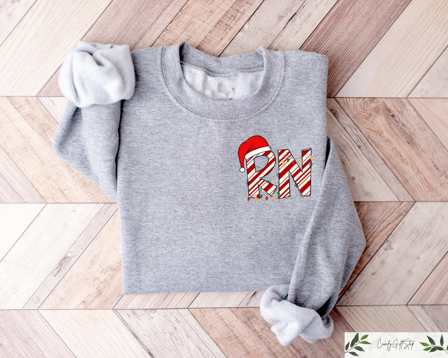 Christmas Registered Nurse Sweatshirt Christmas Nurse Shirt Merry Christmas Nurse Shirt Christmas RN Shirt Registered Nurse Holiday Gift Sweatshirt – Soft Feel · Top Pick For Any Outfit