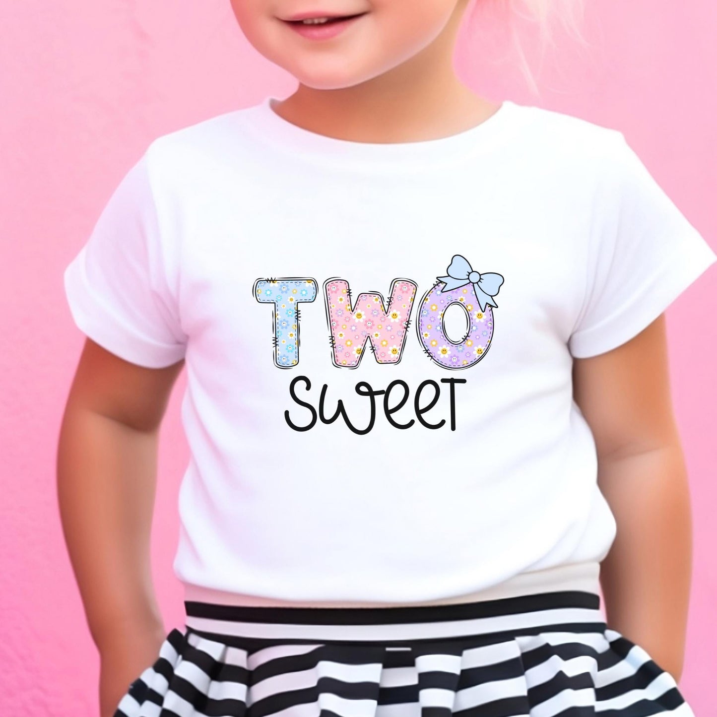 Two Sweet Shirt 2nd Birthday Shirt Second Birthday Party Girls Birthday Shirt Two Birthday Shirt Toddler Tee Cute Birthday Girl Outfit 2nd Graphic Tee – Premium Graphic · High-Quality Print