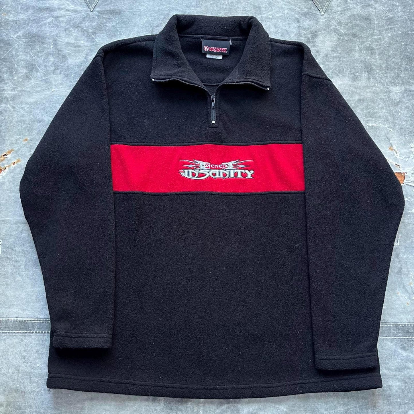 Vintage Y2K Wicked Insanity JNCO Style Skate Fleece Pullover Graphic Tee – Cozy Vibes · Great Gift For Fans