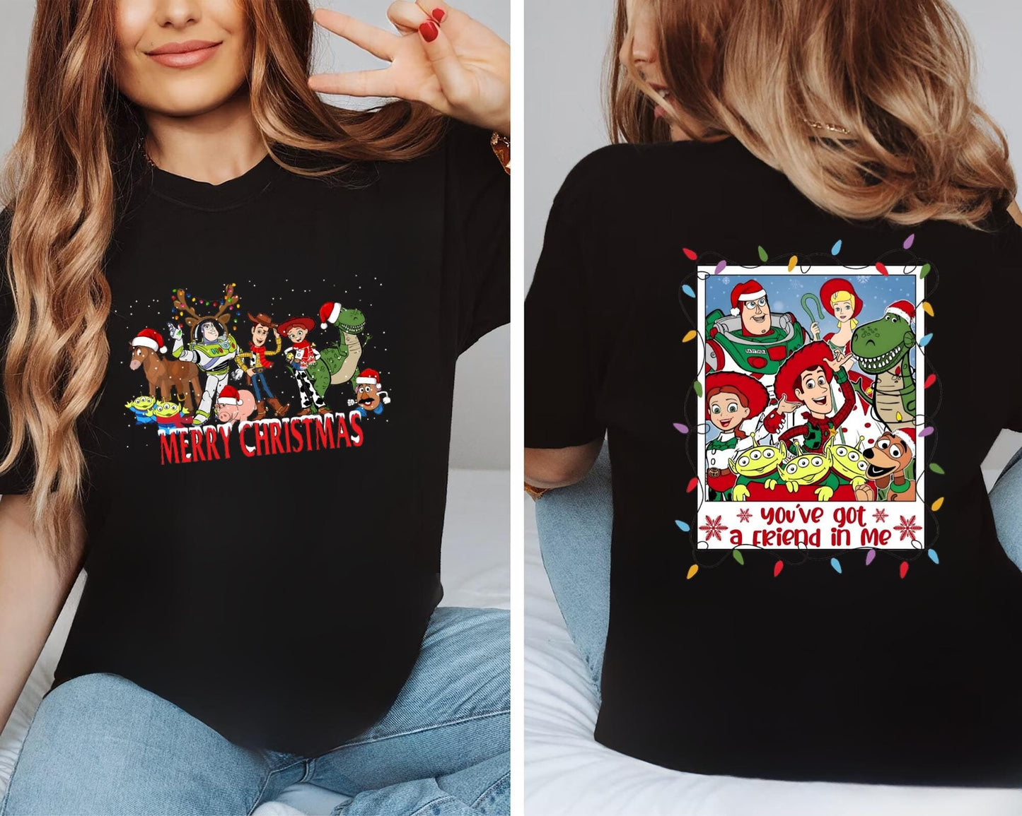 Toy Story Merry Christmas Shirt Disney Pixar Xmas Sweatshirt You39ve Got A Friend In Me Shirt Very Merry Xmas Party Matching Shirt Sweatshirt – Easygoing Wear · Top Pick For Any Outfit