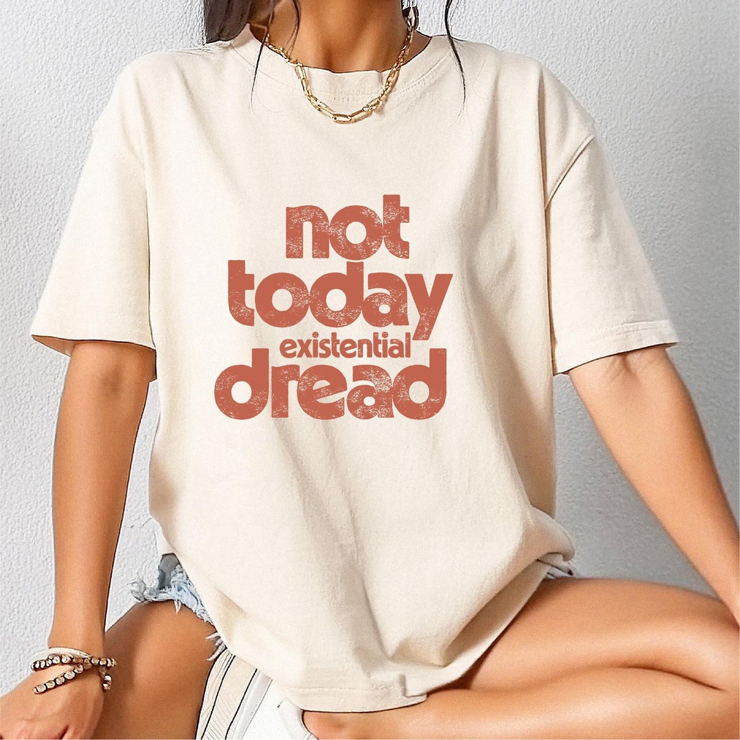 Not Today Existential Dread Funny Nope Shirt Sarcastic Weekend Tee Mental Health Self Care Shirt ironic shirt Introvert Shirt Graphic Tee – Fan Favorite · Must-Have Style