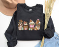 Gingerbread Christmas Coffee Shirt Christmas coffee Shirt women sweater Xmas Tee Trendy Coffee Lover gift Latte drink Crewneck Graphic Tee – Warm & Stylish · Trending Graphic Apparel