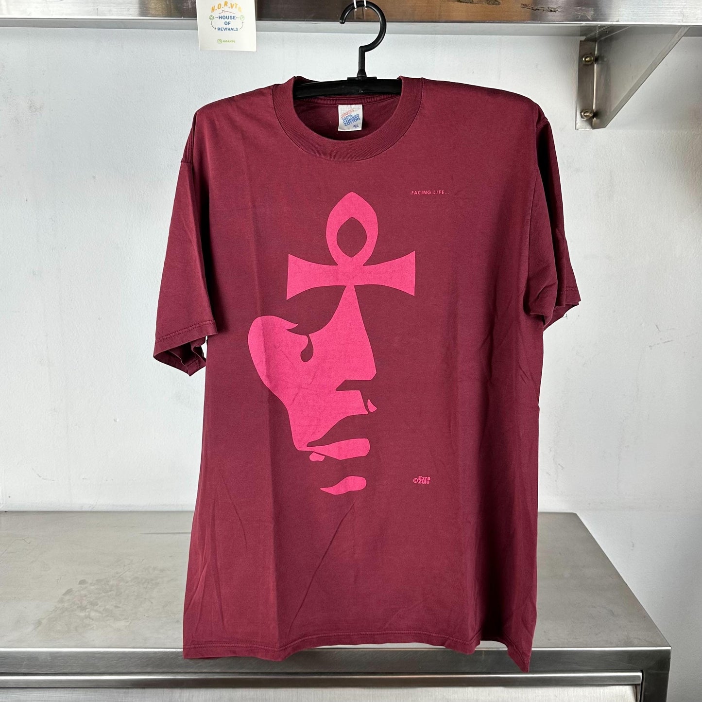 Vintage 90s Facing Life Erza Zulu Art Graphic XL T shirt Vintage Zulu Tshirts Vintage Art Art Graphic Tribal Art Graphic Tee – Warm & Stylish · Must-Have Style