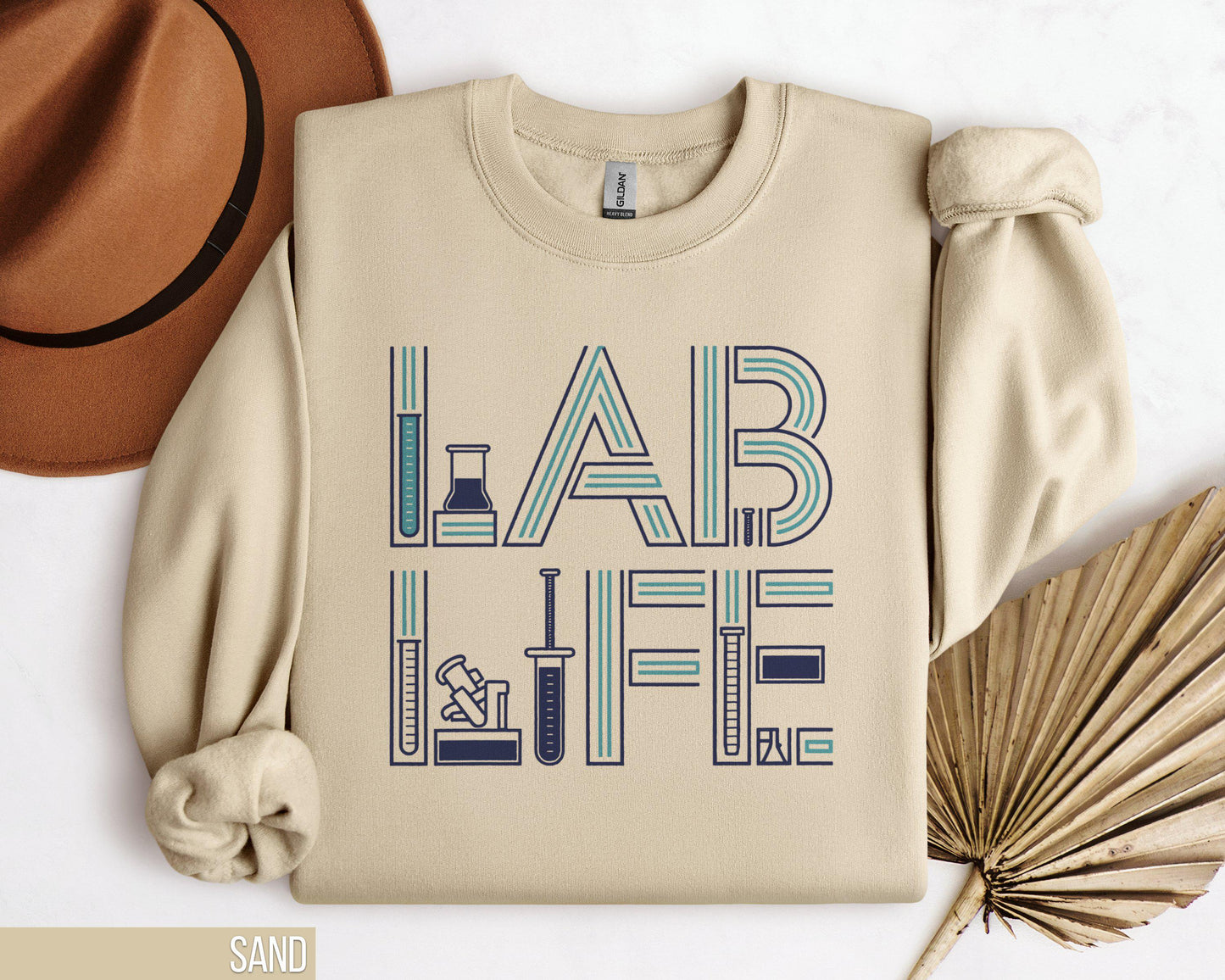 Lab Life Sweatshirt Science Themed Apparel Chemistry Lover Gift Scientist Sweater Lab Technician Sweatshirt Geeky Science Gift Sweatshirt – Premium Graphic · Trending Graphic Apparel