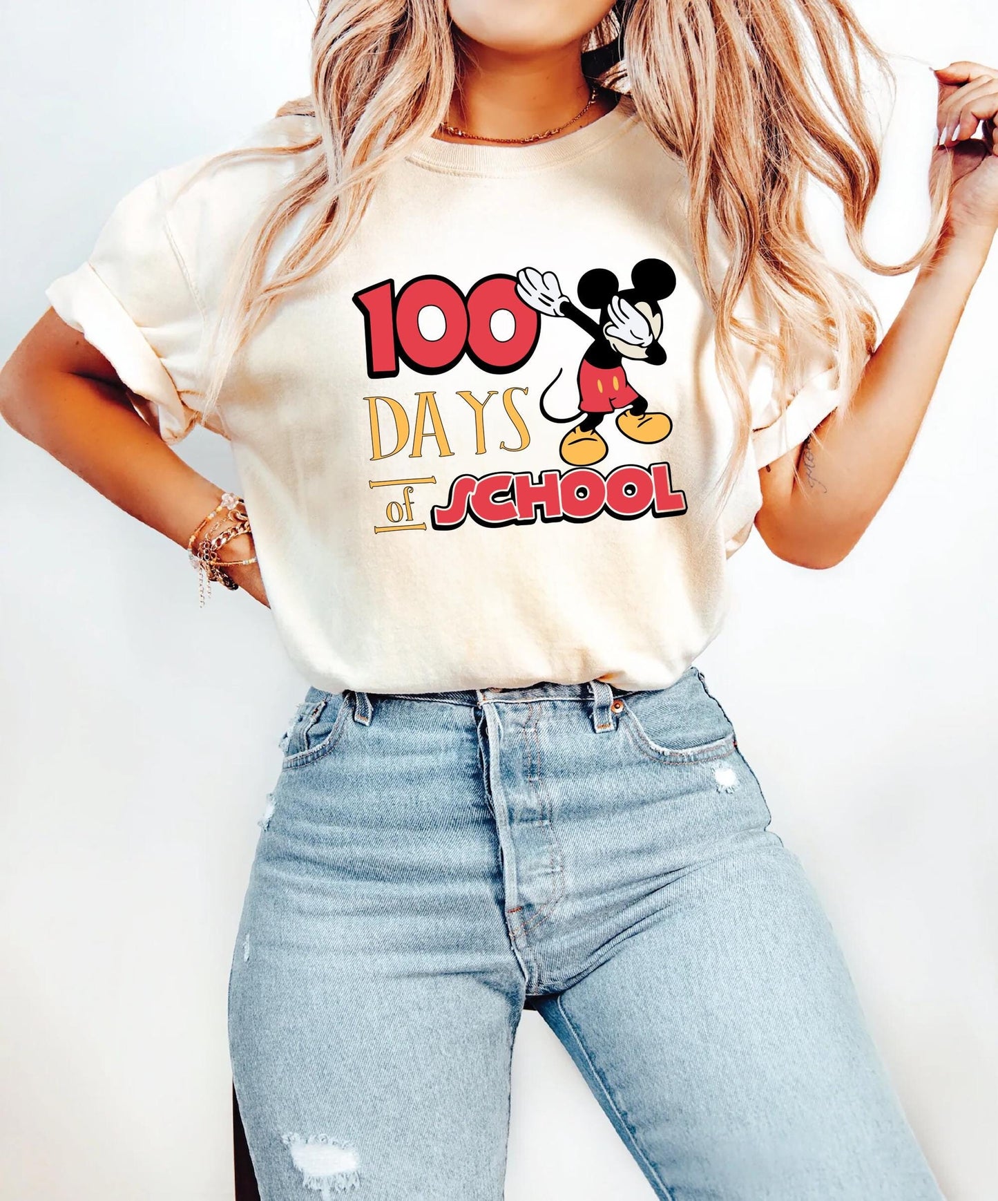 Disney 100 Years Of School Shirt Disney Vacay Shirt Disney Party T Shirt Disneyland T Shirt Mickey Shirt Graphic Tee – Soft Feel · Perfect For Daily Wear
