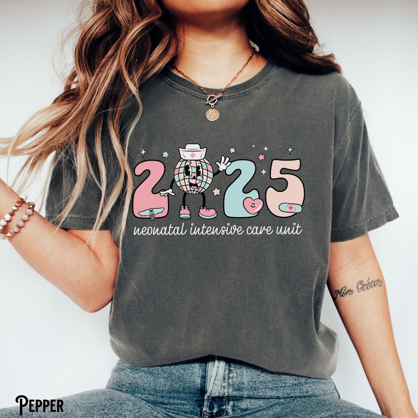 NICU New Year Shirt Neonatal Intensive Care Unit 2025 Tee Happy New Years Eve Doctor Nurse Crew Retro Gift Graphic Tee – Bold Style · Perfect For Daily Wear