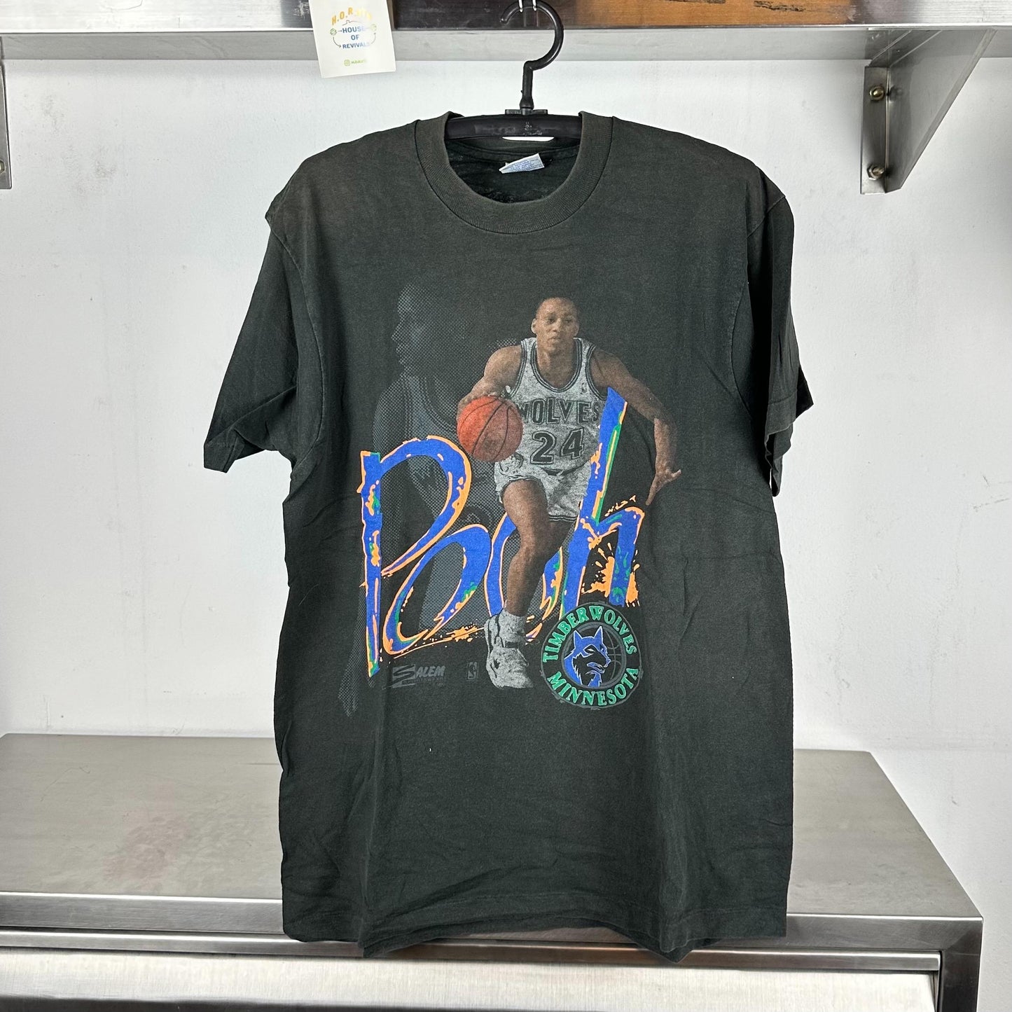 Vintage 90s Pooh Richardson Minnesota Timberwolves NBA single stitch T shirt Minnesota Timberwolves Tshirts NBA Tshirts Sports Tshirts Graphic Tee – Warm & Stylish · Great Gift For Fans