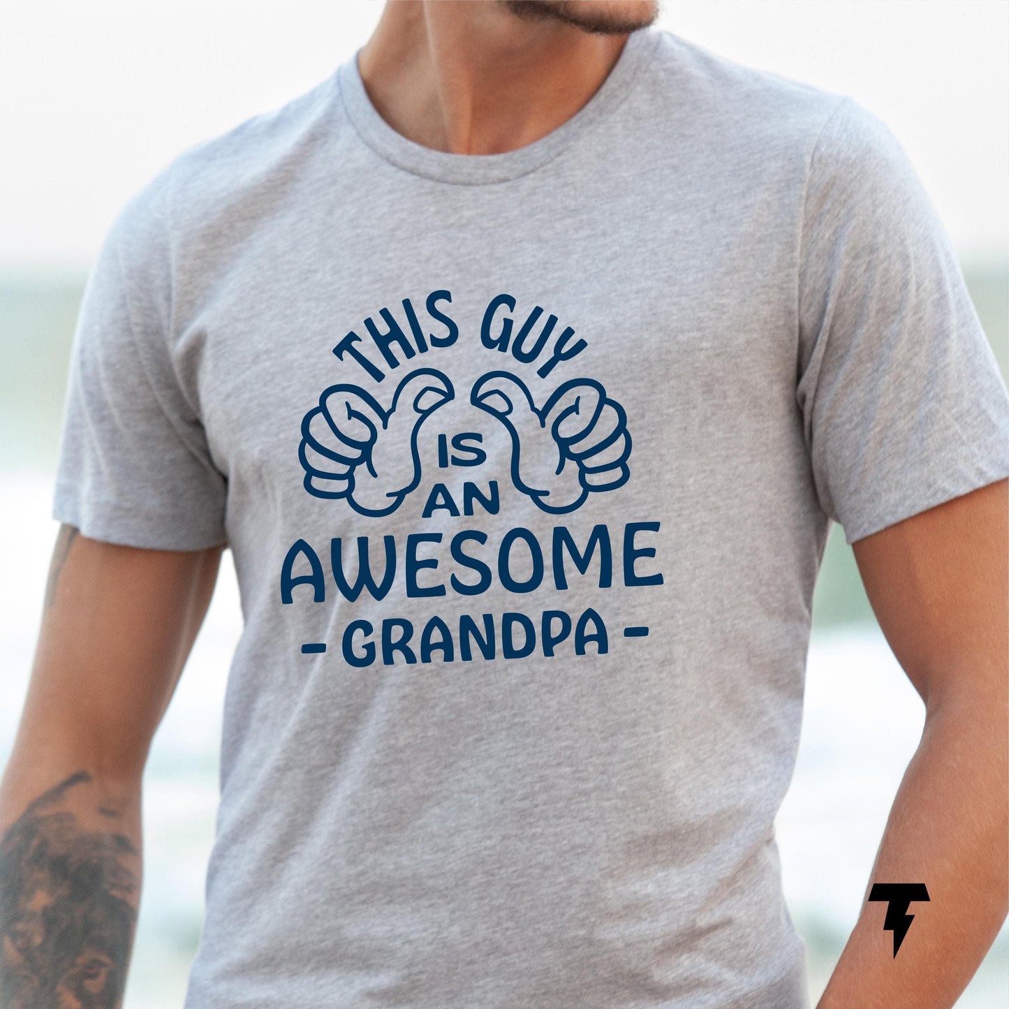 Awesome Grandpa Shirt Grandpa Birthday Gift Best Grandpa Ever Grandpa Gift Ideas Funny Grandpa Witty Shirt Fun Grandpa Family Gift Graphic Tee – Warm & Stylish · High-Quality Print