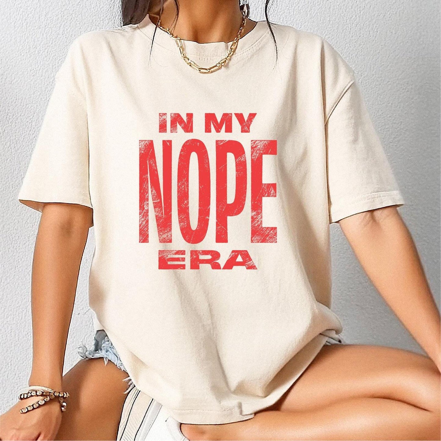 In My Nope Era Shirt Introvert Shirt Antisocial Shirt Gen Z Shirt Anxiety Shirt Shirts for Women Girlfriend Gift Graphic Tee – Warm & Stylish · Top Pick For Any Outfit