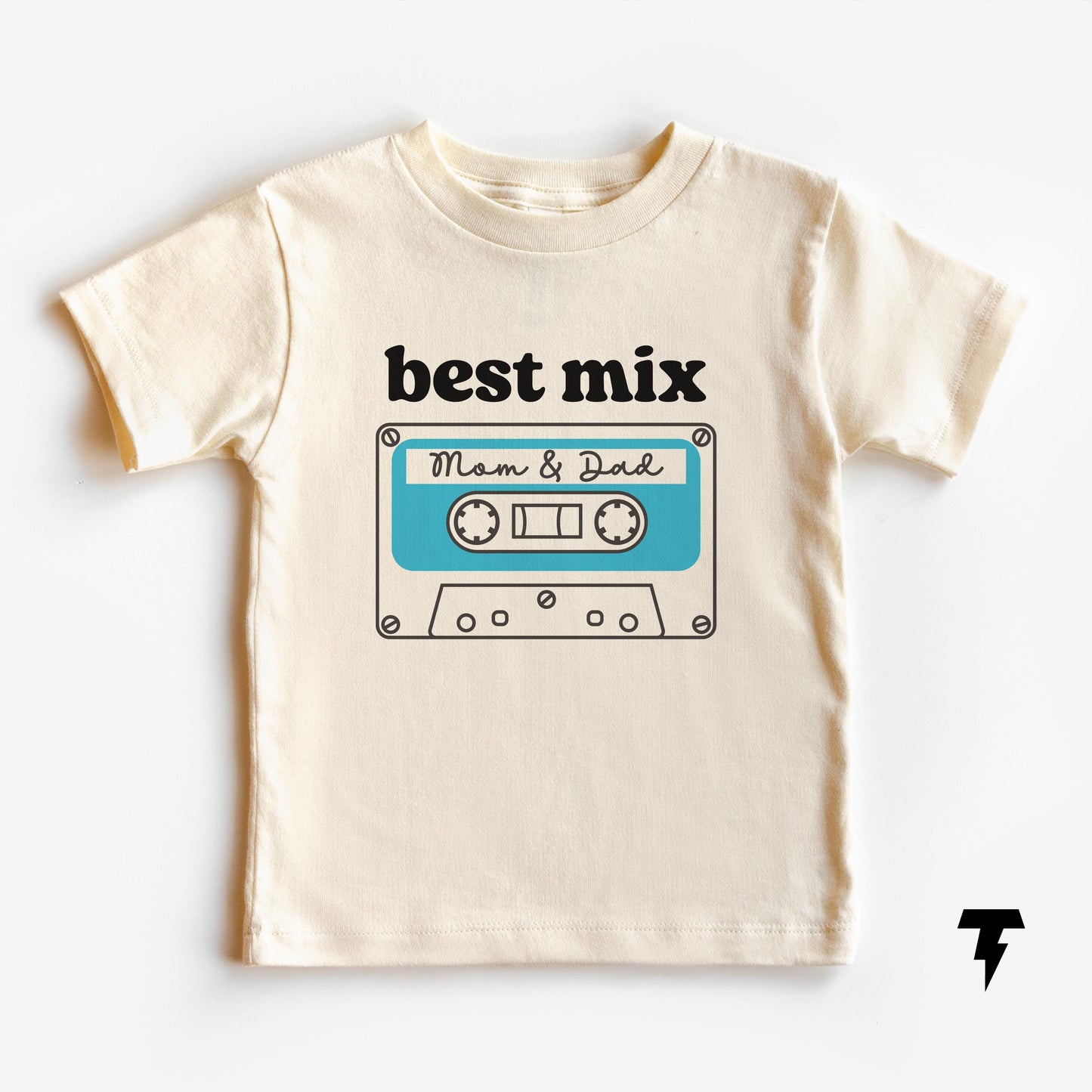 Best Mix Cassette Tape Retro Toddler Shirt Cute Design For Mom and Dad Retro Cassette Tee Funny Toddler Tee Cool Toddler Family Fun Graphic Tee – Cozy Vibes · Great Gift For Fans