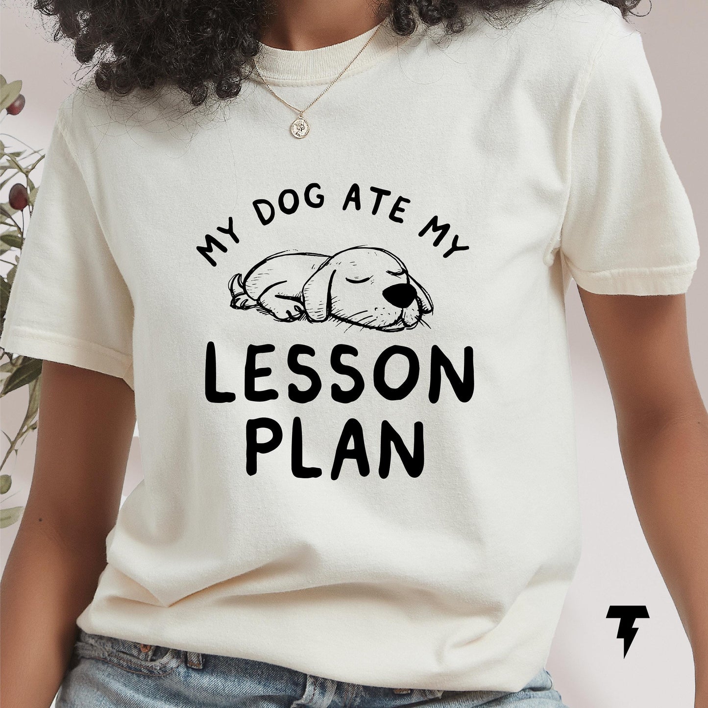 My Dog Ate My Lesson Plan Shirt Funny Teacher Gift Teacher Appreciation Shirt Dog Mom Apparel Graphic Tee – Soft Feel · Top Pick For Any Outfit