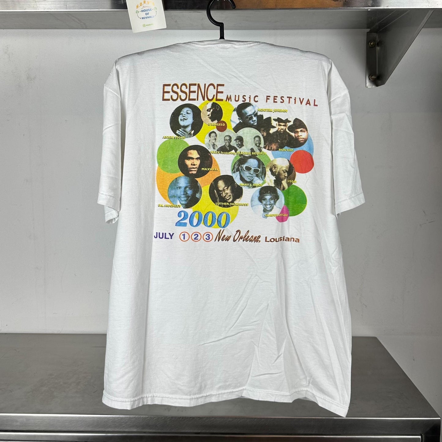 Vintage 2000 Essence Music Festival Mary J Blige Maxwell Luther Vandross Run DMC T shirt Vintage Rap Tshirts Vintage RNB Vintage Music Graphic Tee – Soft Feel · Must-Have Style