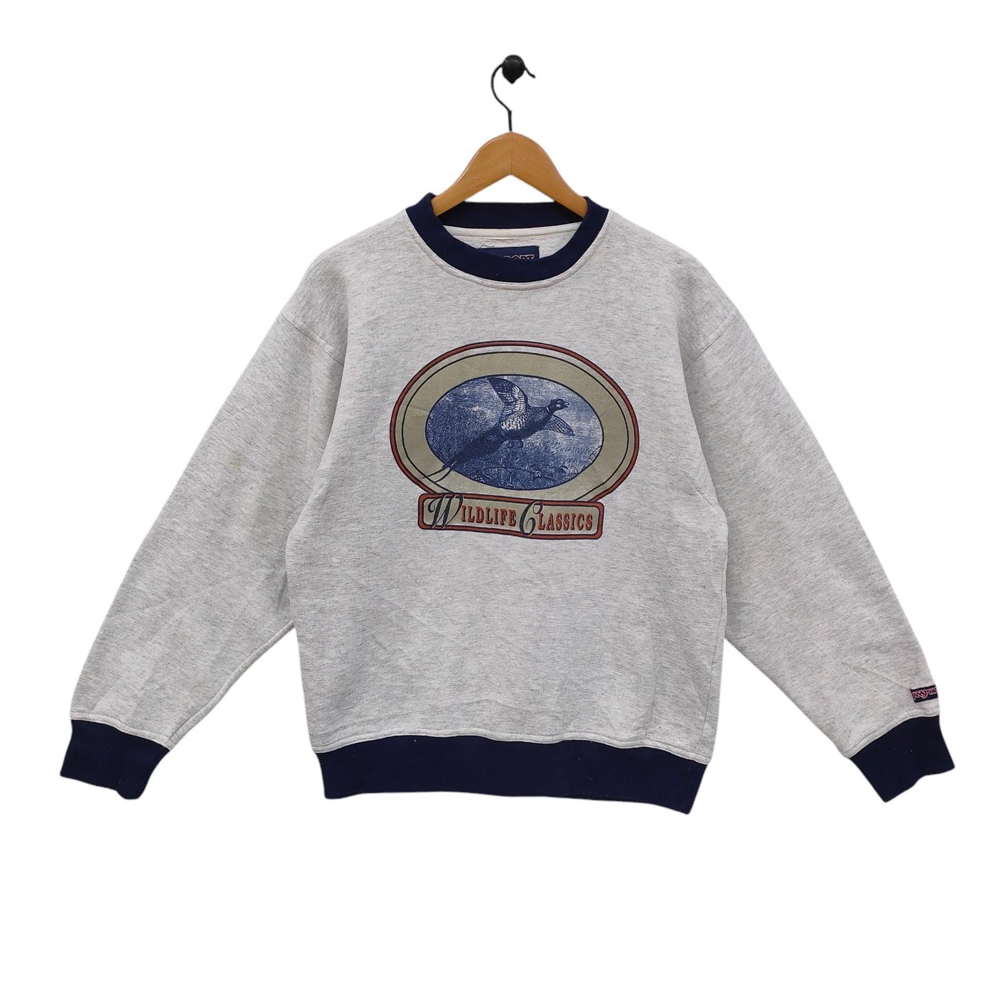 90s Mallard Duck Sweatshirt Vintage Jansport Ducks Unlimited Sweater CrewnecK White Sweatshirt – Aesthetic Look · High-Quality Print